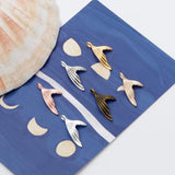50Pcs Ocean Jewelry Charms - Fishtail Metal Pendant for DIY Necklace