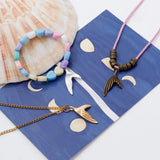 50Pcs Ocean Jewelry Charms - Fishtail Metal Pendant for DIY Necklace