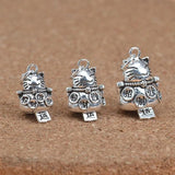 925 Sterling Silver Lucky Cat Pendant Thai Silver Accessories