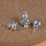 925 Sterling Silver Lucky Cat Pendant Thai Silver Accessories