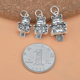 925 Sterling Silver Lucky Cat Pendant Thai Silver Accessories