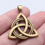 5pcs Triquetra Knot Charms Pendant for DIY Jewelry Making
