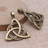 5pcs Triquetra Knot Charms Pendant for DIY Jewelry Making