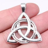 5pcs Triquetra Knot Charms Pendant for DIY Jewelry Making