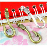 30 Pcs 36.5*13.2MM Fish Hook Charms Pendant for Jewelry Making