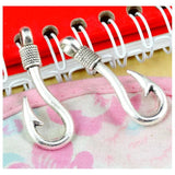 30 Pcs 36.5*13.2MM Fish Hook Charms Pendant for Jewelry Making