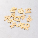 Fnixtar 15mm DIY Constellation Charms Twelve Zodiac Charms 12pcs