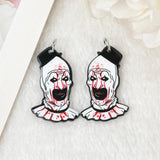 12Pcs Bloody Clown Charms for DIY Earring Necklace Making
