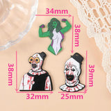 12Pcs Bloody Clown Charms for DIY Earring Necklace Making