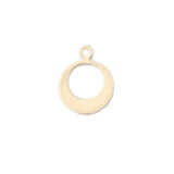 50Pcs Brass Moon Charms Pendant For DIY Jewelry Making