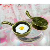20pcs Vintage Alloy K Antique Bronze Pan Fried Egg Charms Pendant