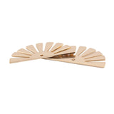 20pcs Raw Brass Semicircle Earrings Charms DIY Jewelry Making