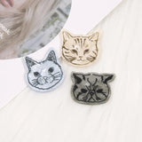 10Pcs Acrylic Cat Charms for DIY Jewelry Making