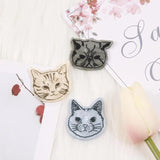 10Pcs Acrylic Cat Charms for DIY Jewelry Making