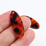Acetate Acrylic Oval Charms for Earrings