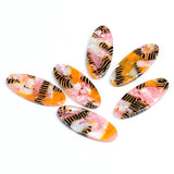 Acetate Acrylic Oval Charms for Earrings
