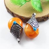 Vintage Stone Pendant Chokers Necklace Charms Jewelry Gift Top