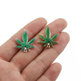 10PCS Maple Leaf Charms Pendant for Jewelry Making DIY Accessories
