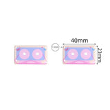 10pcs 40x23mm Pink Tape Shape Charms Pendant DIY Jewelry Making Supplies