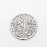 20Pcs Silver Mixed 22mm Floating Plate Charms for 30mm Glass Living Locket