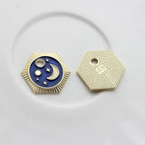 6pcs Star Moon Universe Charms for Jewelry Making
