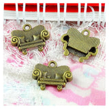 100pcs 17*14mm Antique Bronze Sofa Charms Pendants