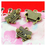 100pcs 17*14mm Antique Bronze Sofa Charms Pendants