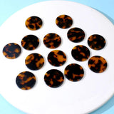 10pcs Round Resin Pendant Charms for DIY Jewelry Making