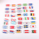 10PCS Spain Somalia Flag Shoelace Buckle Metal Lace Lock DIY Sneaker Kits