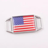 10PCS Spain Somalia Flag Shoelace Buckle Metal Lace Lock DIY Sneaker Kits
