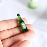 10pcs Bottle Resin Charms for Keychain Earrings Jewelry Findings