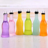10pcs Bottle Resin Charms for Keychain Earrings Jewelry Findings