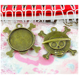 20Pcs Antique Bronze Plated Skull Style Jewelry Making Accessories