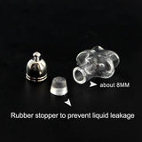 10PCS 8MM Glass Pendant DIY Wishing Glass Bottle Jewelry Finding
