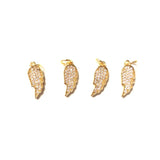 5pcs Small Size Wings Charms Pendant for Women Bracelet Girl Necklace