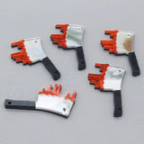 10pcs Bloody Halloween Charms Acrylic Mirror Bloody Knives Pendant