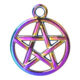 Rainbow Pentagram Openwork Star Sky Charms Pendant Lot DIY Jewelry Making