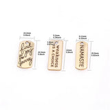 30pcs/Lot Inspiration Words Charms Tag Pendant for DIY Necklaces Bracelet