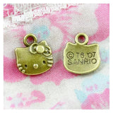 80Pcs Cat Charms 11.5*13MM for DIY Jewelry Making Pendant