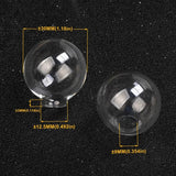 3Pcs/Lot Glass Pendant Bottle Necklace Vintage Wish Perfume DIY Jewelry
