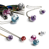 3Pcs/Lot Glass Pendant Bottle Necklace Vintage Wish Perfume DIY Jewelry