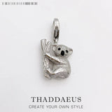 Koala Charm Pendant for Necklace or Bracelet - Spring Gift for Women