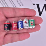 10pcs Drink Alcohol Charms for DIY Earring Keychain Making