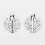 2Pcs Tibetan Silver Round Charms Pendant For Necklace Making