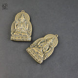 Copper Guanyin Buddha Tag Pendant for Blessing Keychains