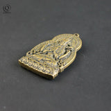 Copper Guanyin Buddha Tag Pendant for Blessing Keychains