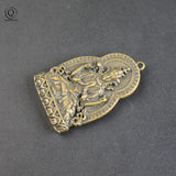 Copper Guanyin Buddha Tag Pendant for Blessing Keychains