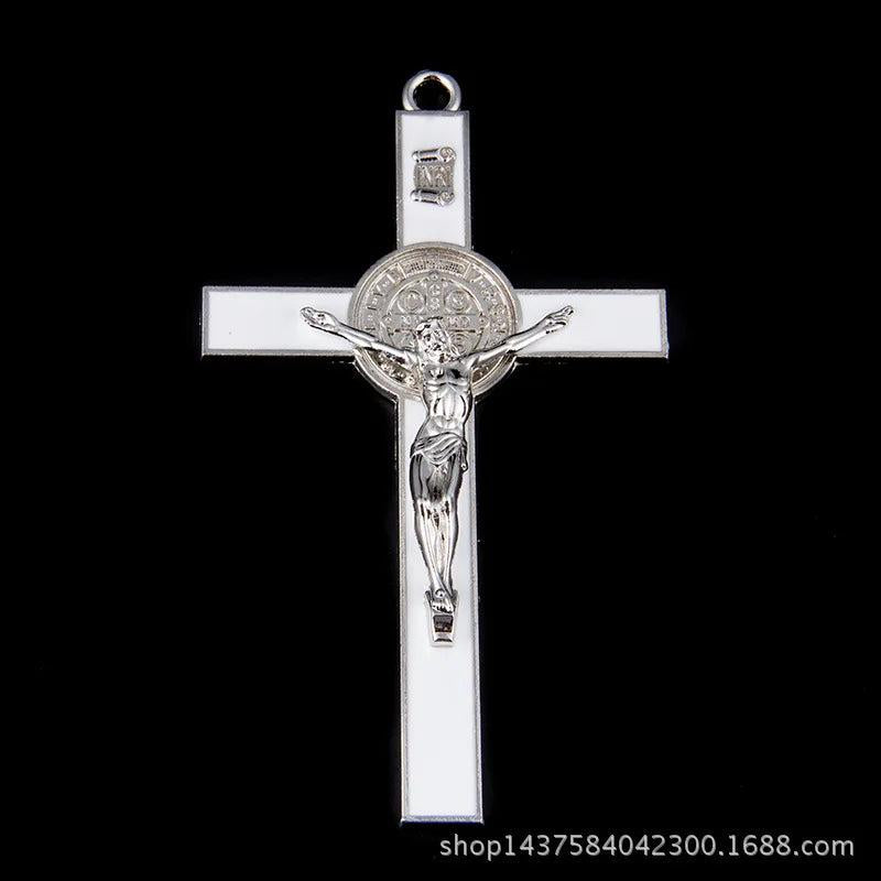 Exorcism Cross Pendant for Necklaces Zinc Alloy Material