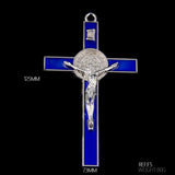 Exorcism Cross Pendant for Necklaces Zinc Alloy Material