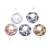 10pcs Acrylic Centrifugal Circle DIY Charms Earrings P18425